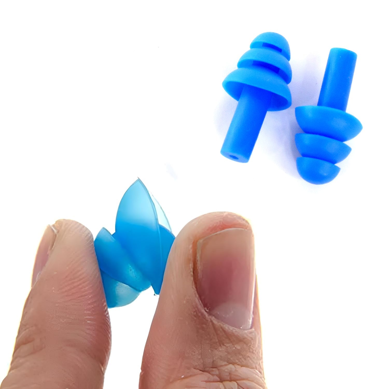 Reusable Silicone Swimming Ear Plugs - (Set) Reusable Silicone Swimming Ear Plugs - (Set)
